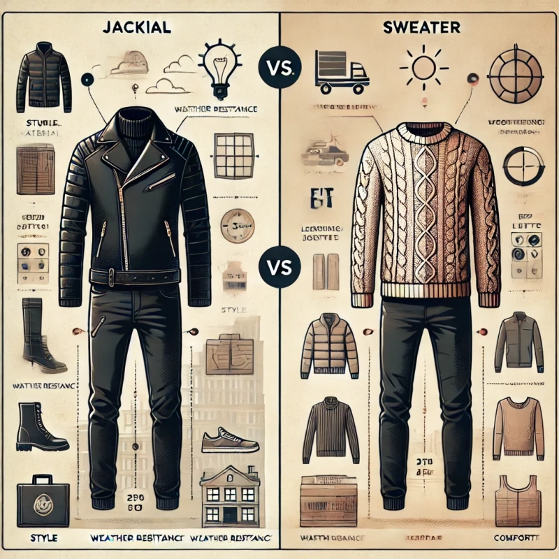 Jacket vs. Sweater:Understanding Differences